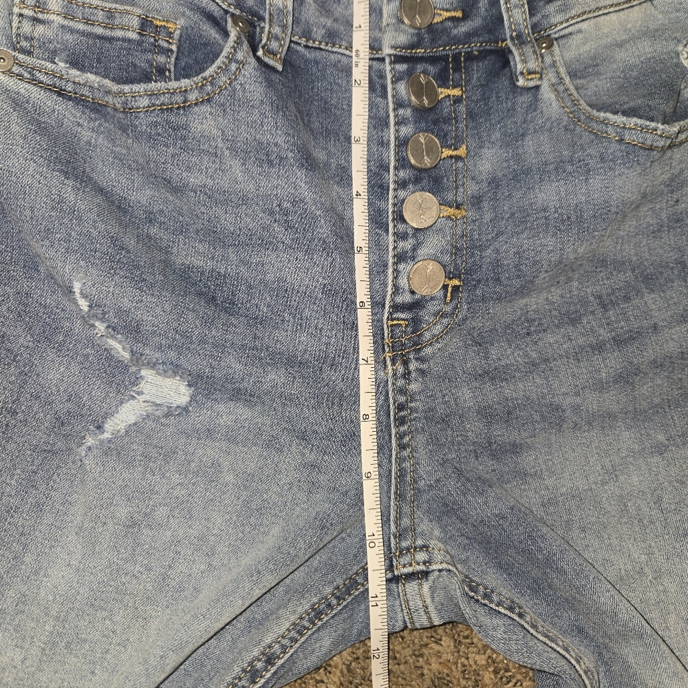 Classic Blue Flare Jeans for Women - Picture 6 of 8